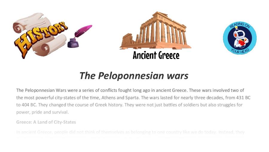 The Peloponnesian wars