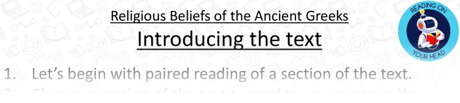 Religious Beliefs of the Ancient Greeks - Teaching Slides - Retrieval Focus