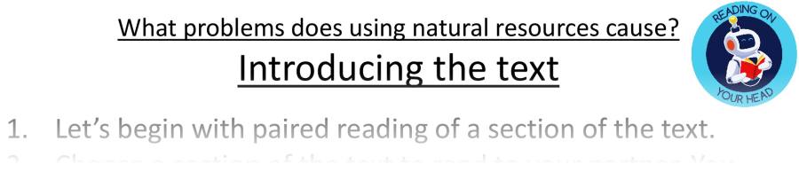 Teaching slides VRSIPE - What problems does using natural resources cause