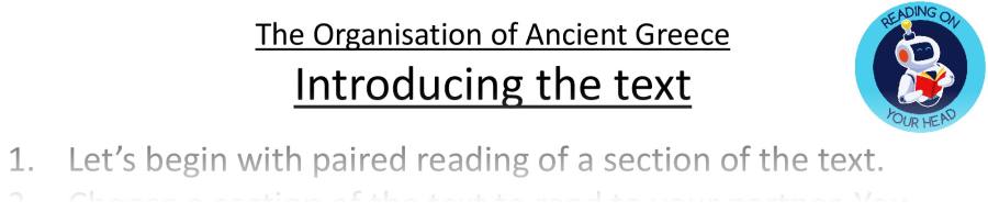 Teaching slides vocabulary-The Organisation of Ancient Greece