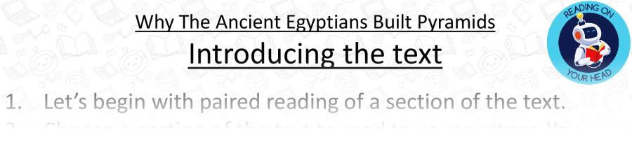 Why The Ancient Egyptians Built Pyramids - Teaching Slides - Retrieval Focus