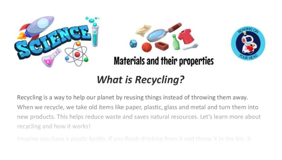 What is Recycling