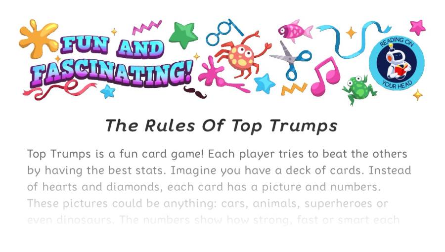 The Rules Of Top Trumps