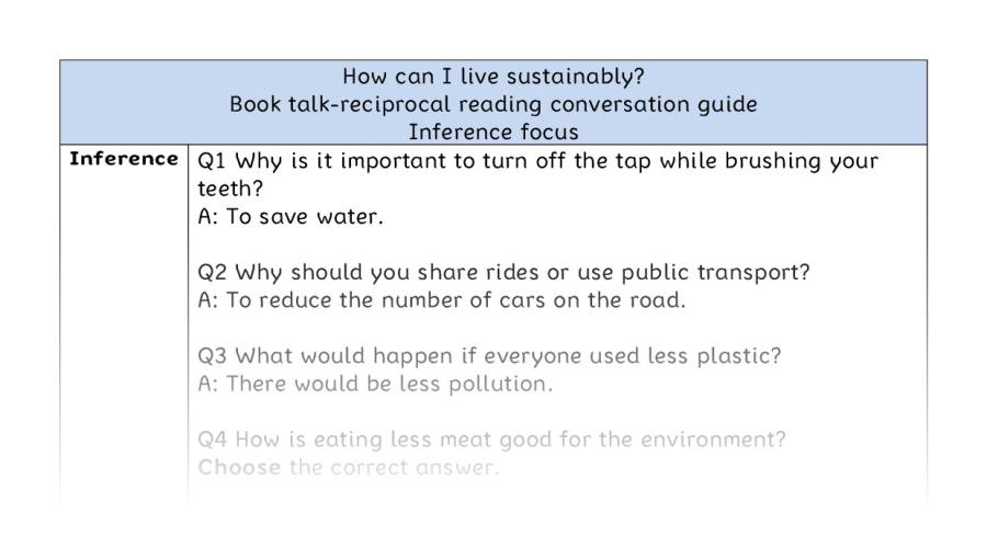 Reciprocal - inference - How can I live sustainably
