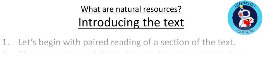 Teaching slides retrieval - What are natural resources
