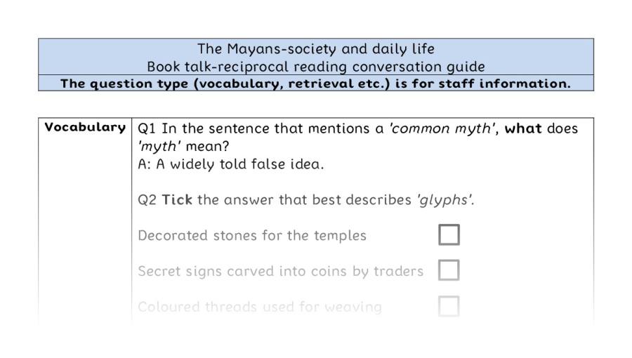 Reciprocal - VRSIPE - The Mayans-society and daily life