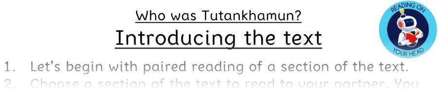 Teaching slides retrieval-Who was Tutankhamun