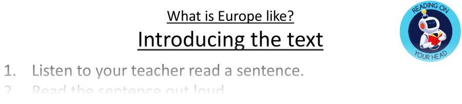 Teaching slides retrieval-What is Europe like