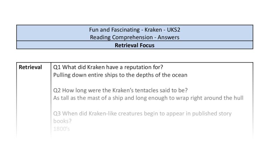 Reading Comprehension-Kraken-retrieval Focus-answers