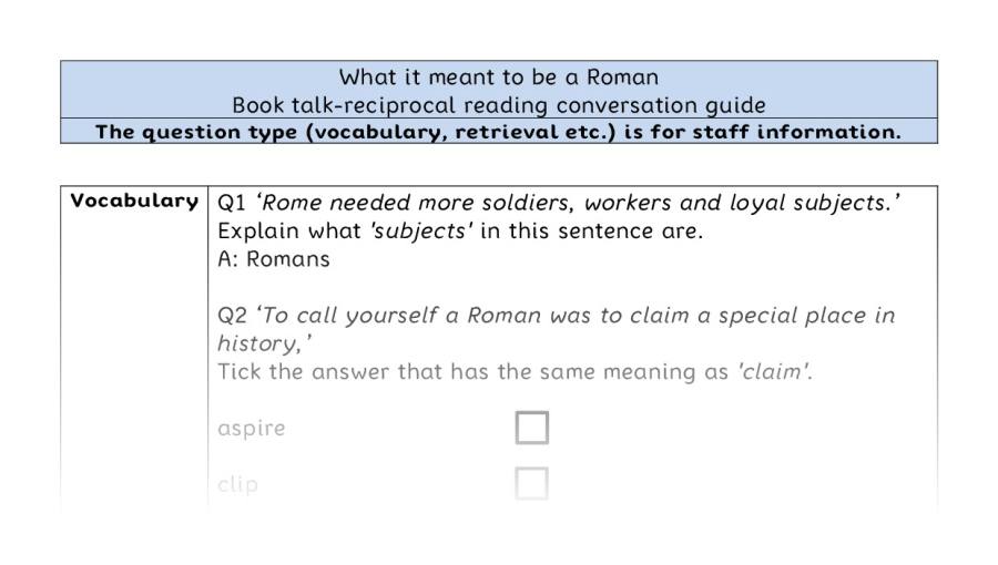 Reciprocal reading VRSIPE-What it meant to be a Roman