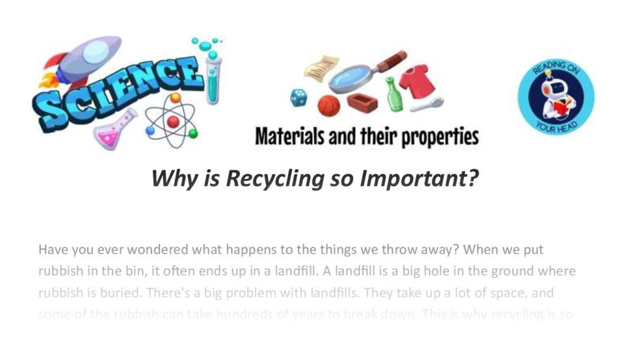 Why is Recycling so Important