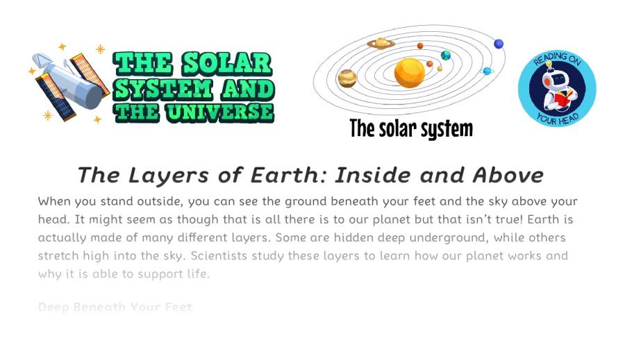 Planet Earth-Earths layers