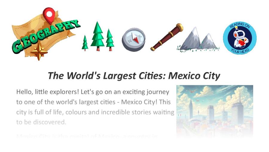 The Worlds Largest Cities Mexico City
