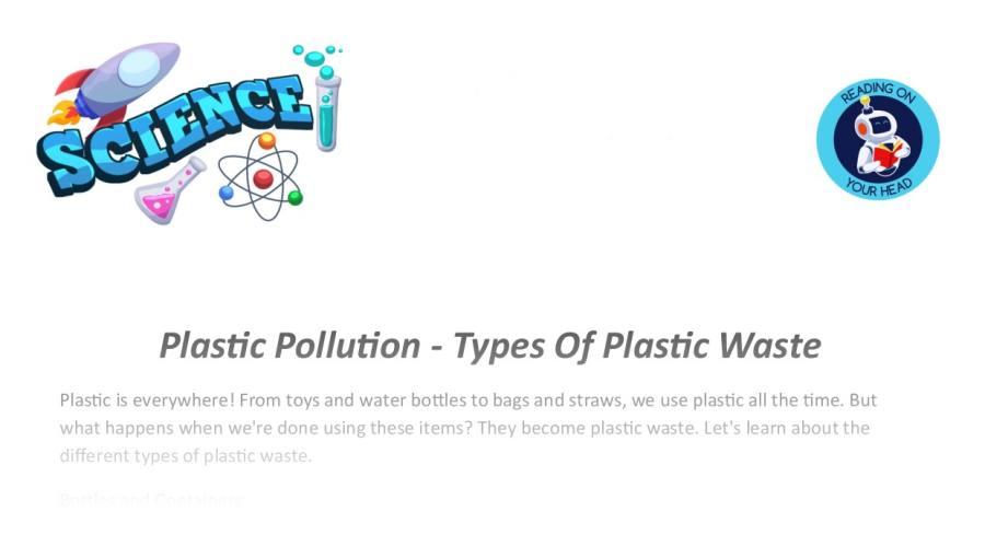 Types Of Plastic Waste