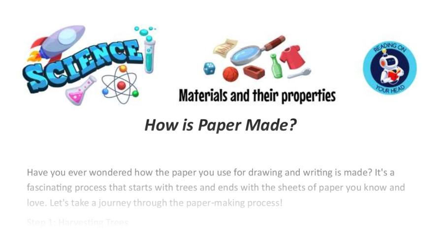 How is Paper Made