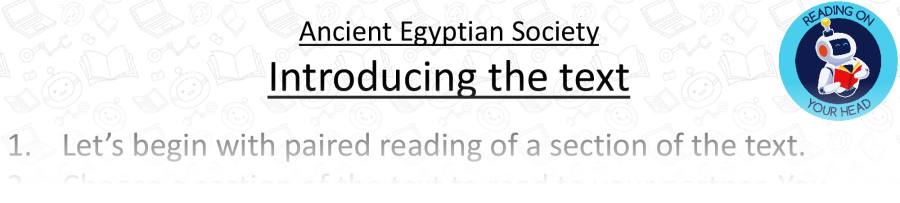 Ancient Egyptian Society Teaching Slide Inference Focus