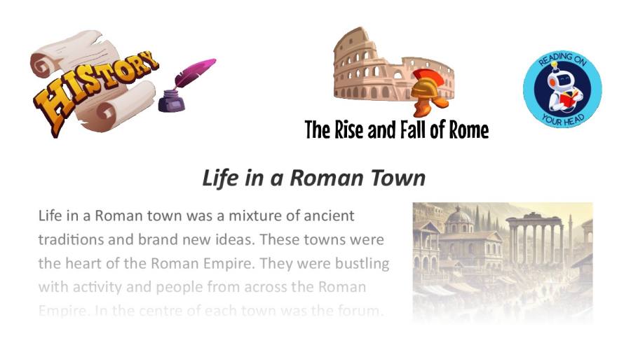 Life in a Roman Town