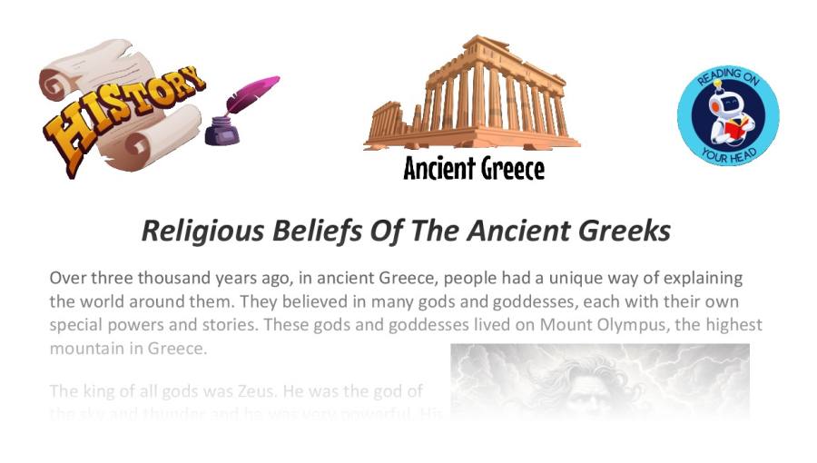 Religious Beliefs Of The Ancient Greeks