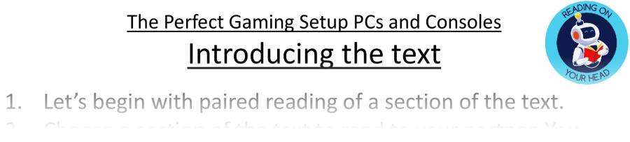 Teaching slides inference-The Perfect Gaming Setup PCs and Consoles