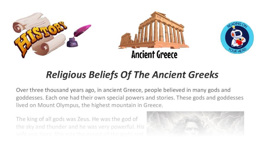 Religious Beliefs Of The Ancient Greeks