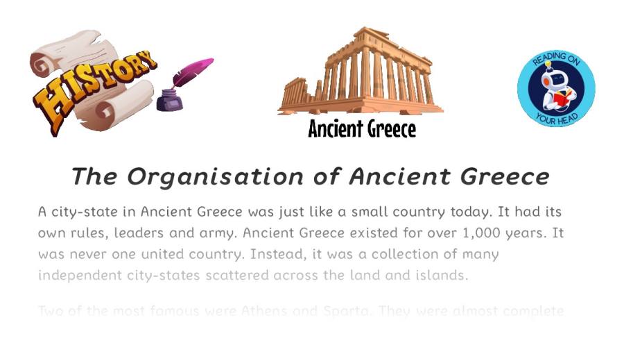 The Organisation of Ancient Greece V2