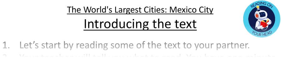 Teaching slides vocabulary-The Worlds Largest Cities Mexico City