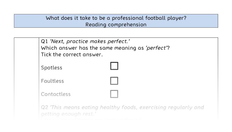 Reading comp-VRSIPE-What does it take to be a professional football player