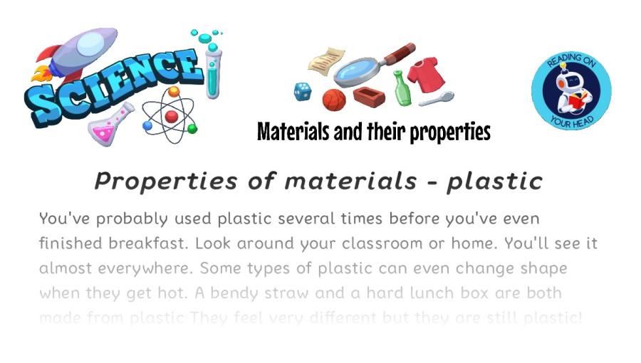 Properties of materials - plastic - condensed version