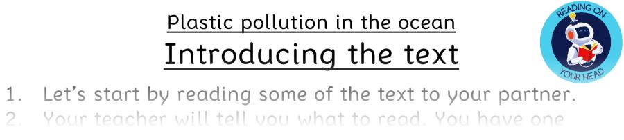 Teaching slides inference - Plastic pollution in the ocean