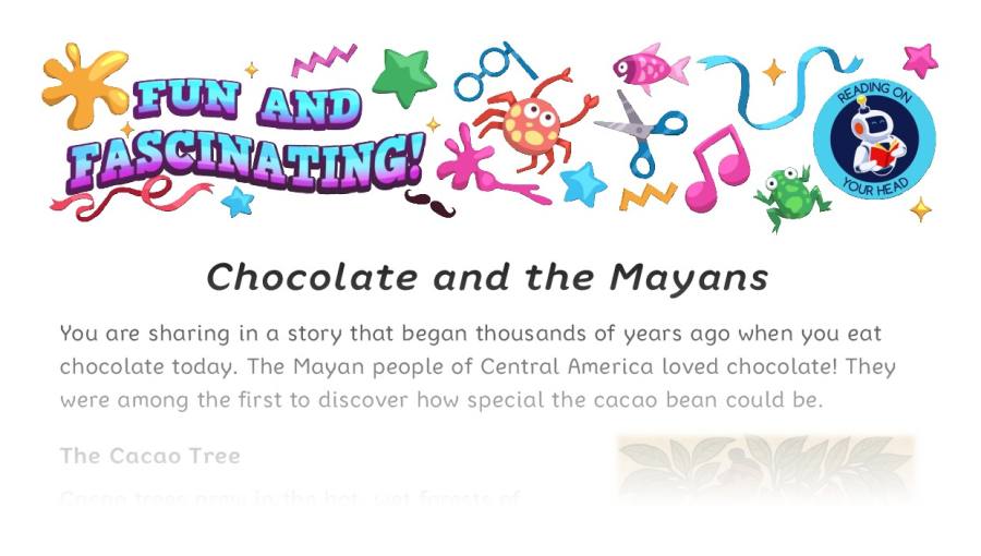 Chocolate and the Mayans - condensed version