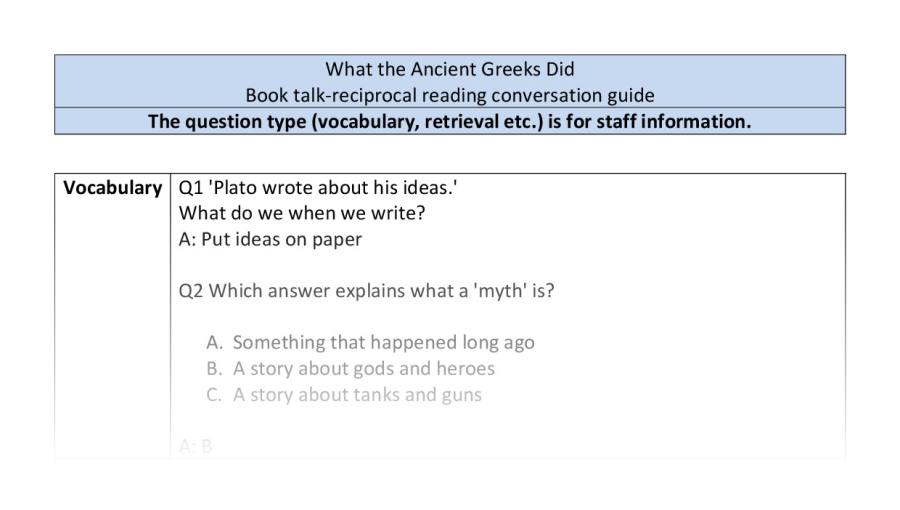 Reciprocal reading - VRSIPE - What the Ancient Greeks Did
