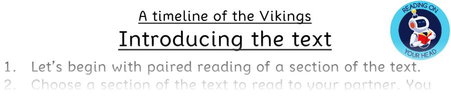 Teaching slides VRSIPE-A timeline of the Vikings