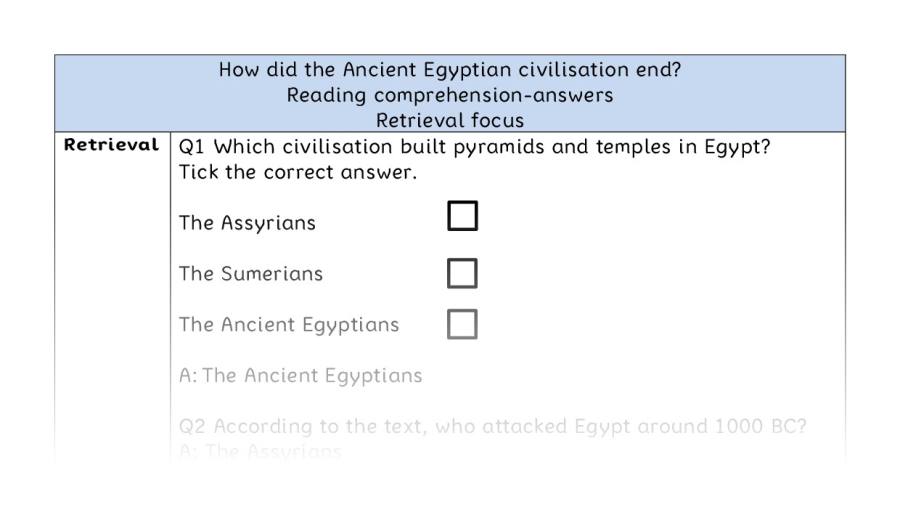 Reading comp-retrieval-How did the Ancient Egyptian civilisation end - answers