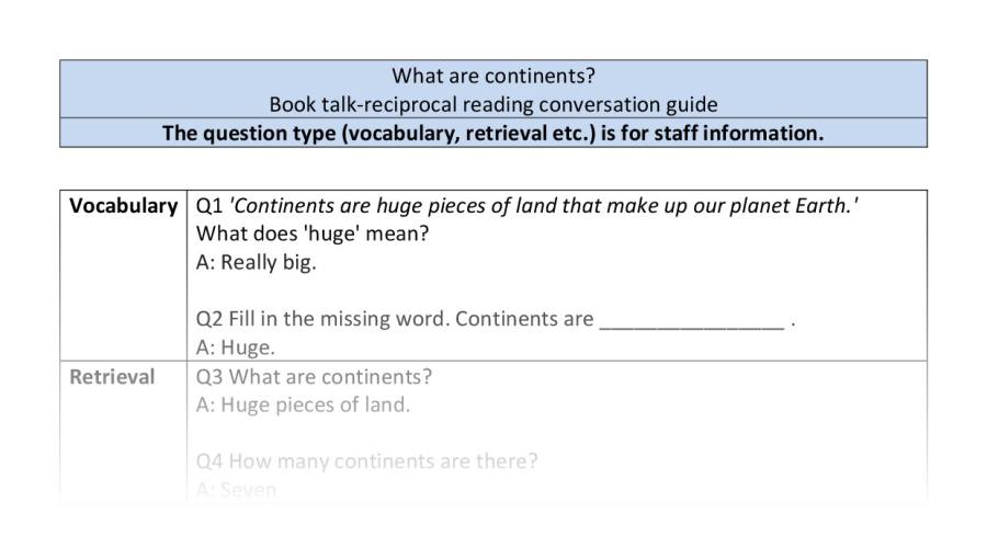 Reciprocal-VRSIPE-What are continents