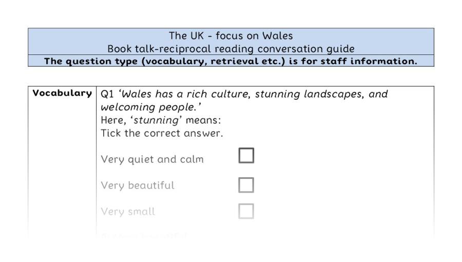 Reciprocal - VRSIPE - The UK - focus on Wales