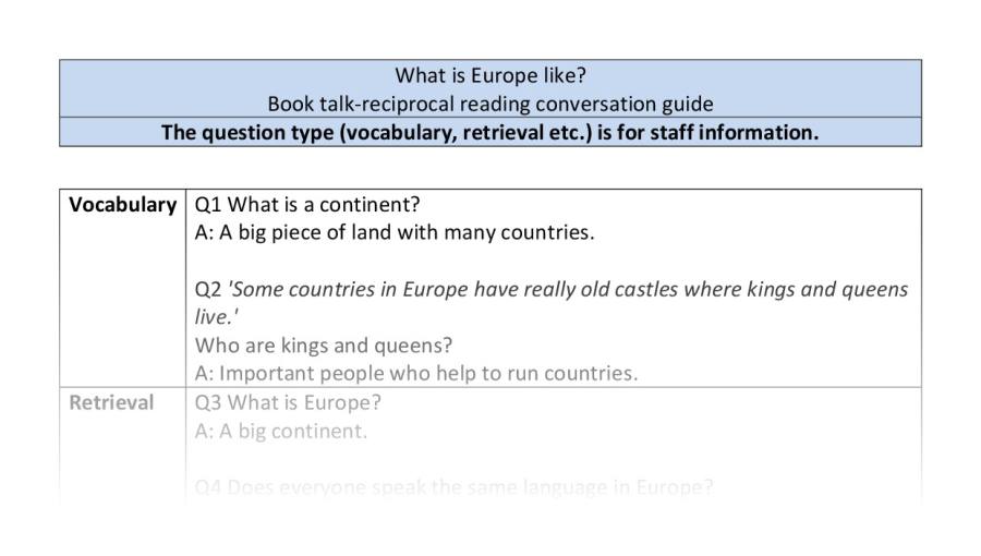 Reciprocal-VRSIPE-What is Europe like