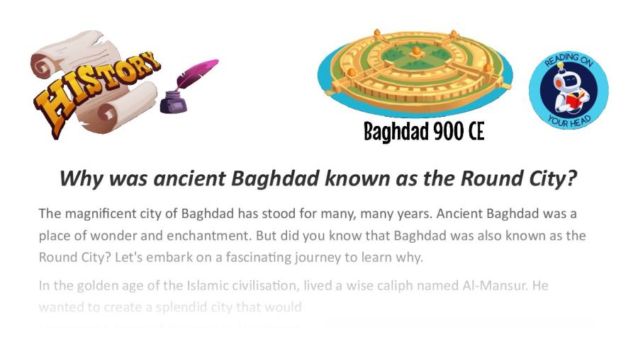 Why was ancient Baghdad known as the Round City