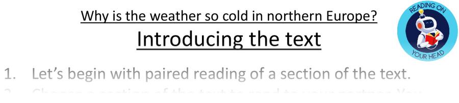 Teaching slides vocabulary-Why is the weather so cold in northern Europe