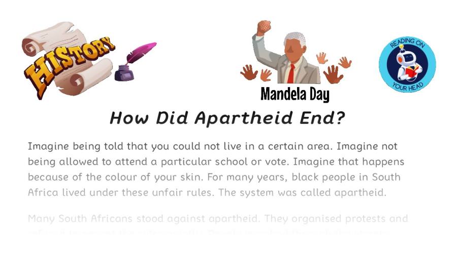 How Did Apartheid End