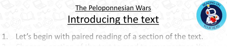 The Peloponnesian Wars - Teaching Slides - Retrieval Focus