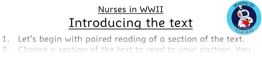 Teaching slides VRSIPE-Nurses in WWII