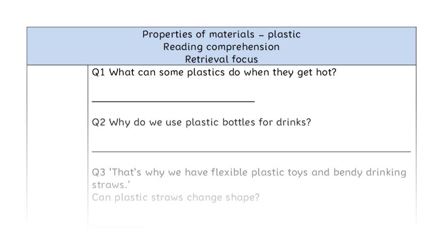 Comp-retrieval-Properties of materials - plastic
