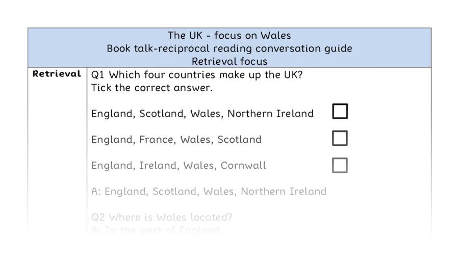 Reciprocal - retrieval - The UK - focus on Wales