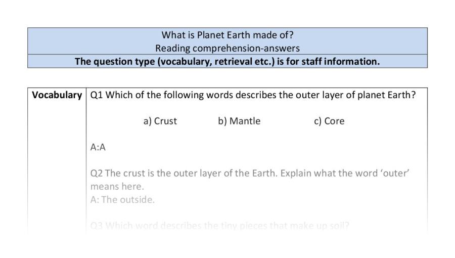 Comp-VRSIPE-what is planet Earth made of