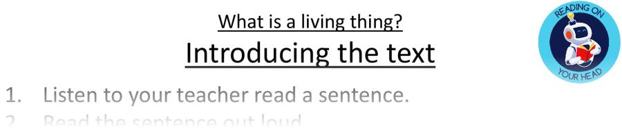 Teaching slides retrieval-What is a living thing