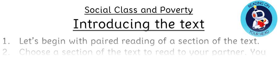 Teaching slides VRSIPE-Social Class and Poverty
