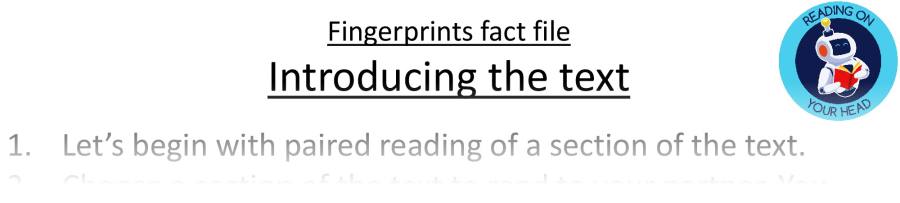 Teaching slides VRSIPE-Fingerprints fact file