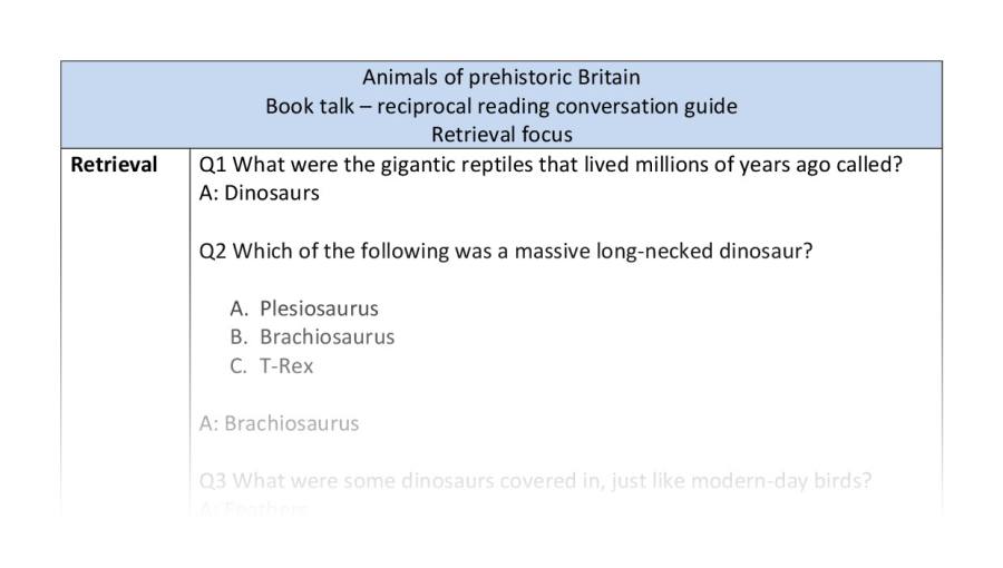 Reciprocal-retrieval-animals of prehistoric Britain