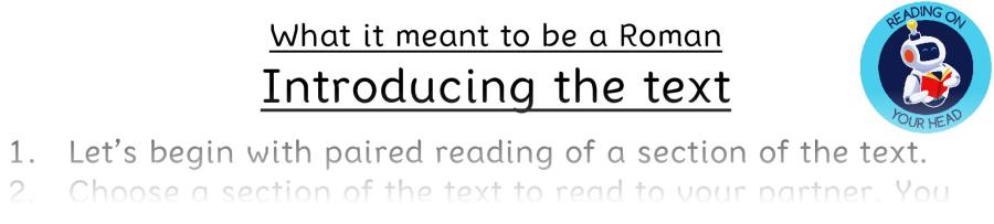 Teaching slides VRSIPE-What it meant to be a Roman