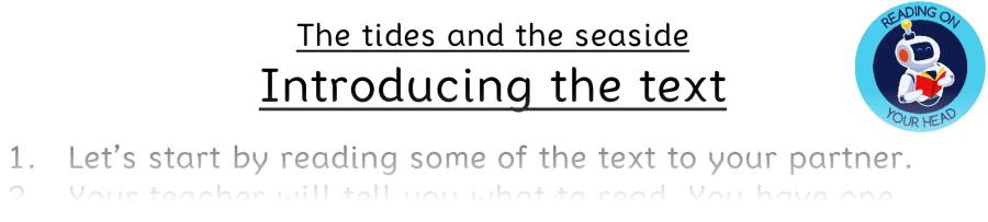 Teaching slides VRSIPE - The tides and the seaside